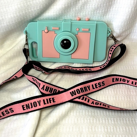 Zmzae Accessories - Sold… iphone “Camera” Crossbody Case